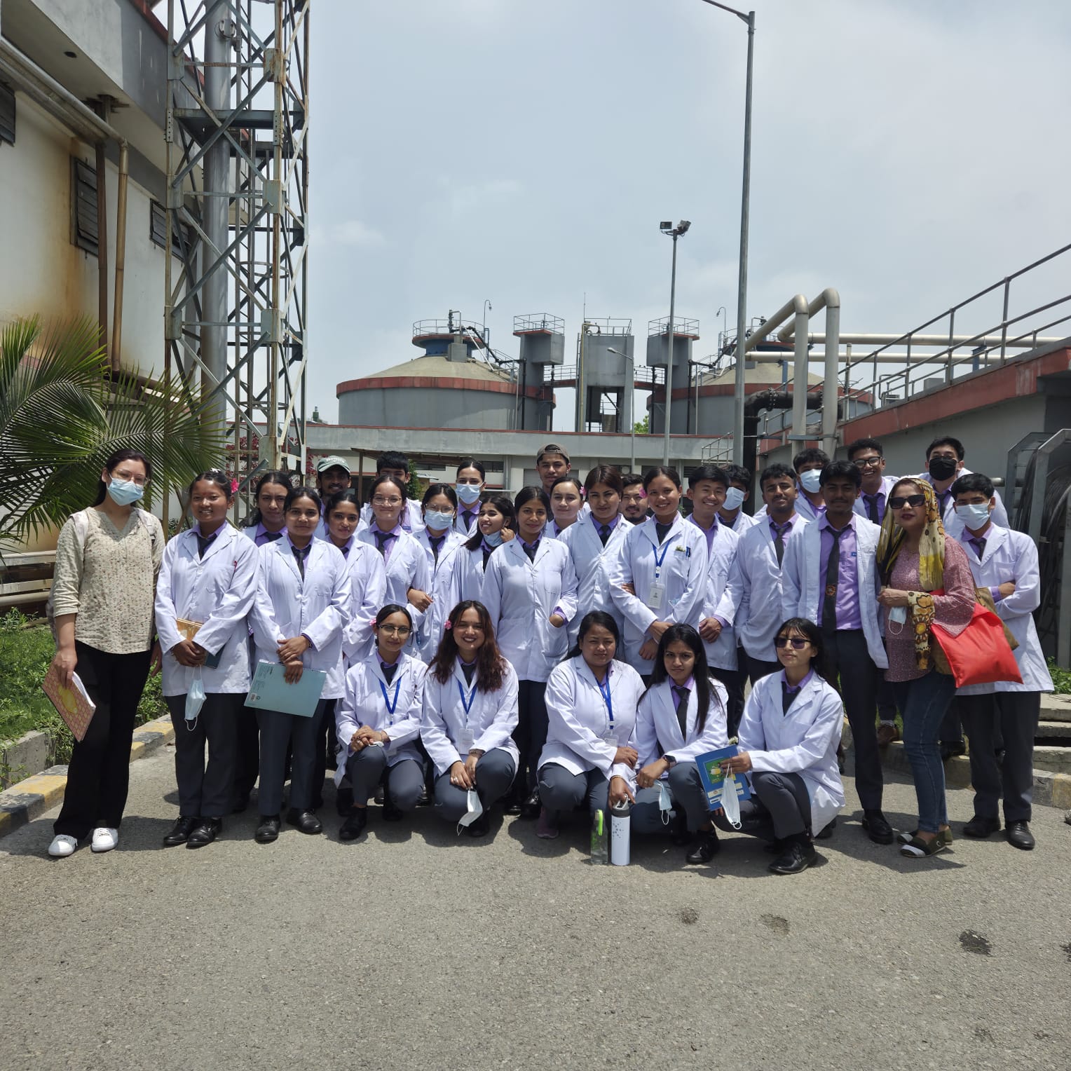 Pharmacy program students at Kantipur College of Medical Science
