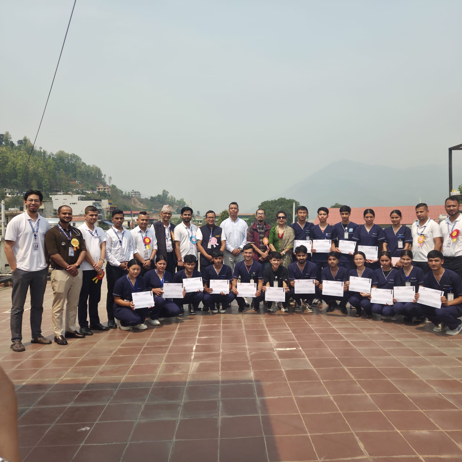 Students of Kantipur College of Medical Science